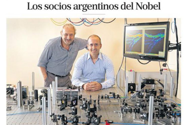 Vinculación de egresado del Instituto Sabato con Premio Nobel de Química